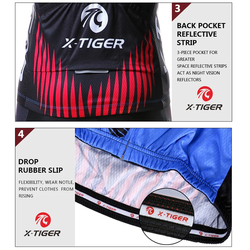 X-Tiger Warm Pro Winter Thermal Fleece Cycling Jersey Uniform Ropa Ciclismo Mtb Long Sleeve Men Bike Wear Clothing Maillot Oasis Select