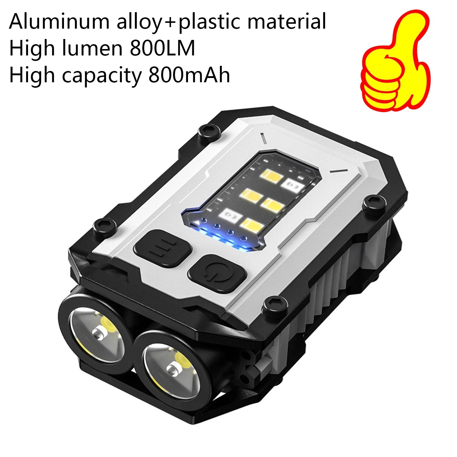 ESMARTER Mini Rechargeable LED Flashlight | Magnetic COB Torch