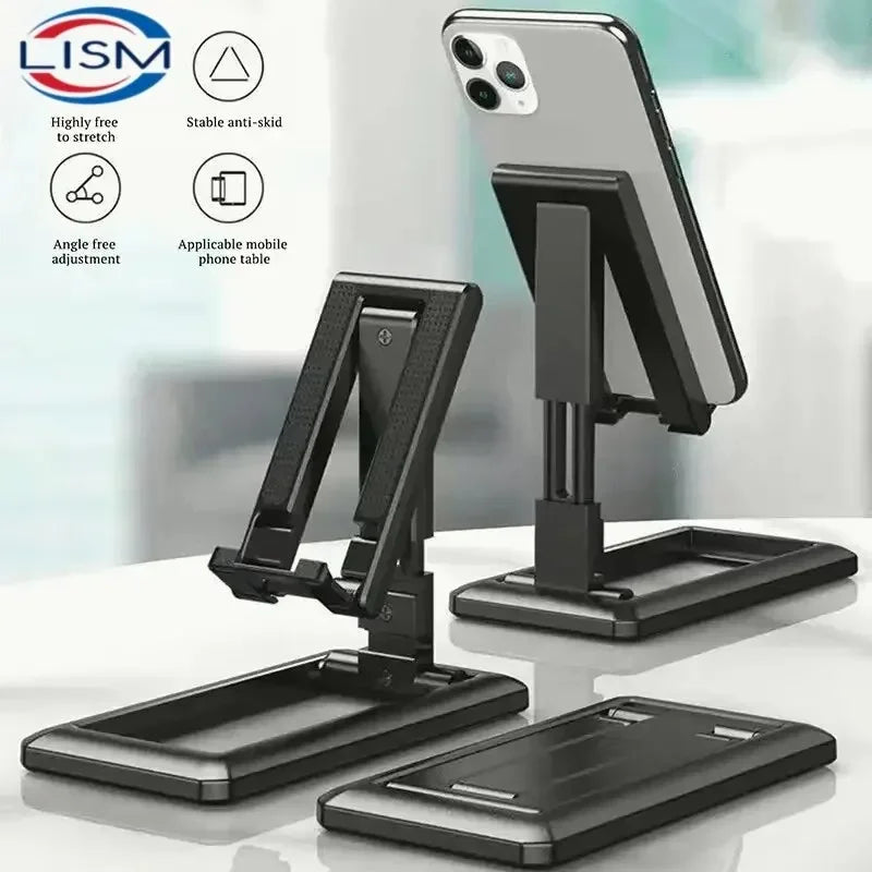 Foldable Tablet Mobile Phone Desktop Phone Stand for iPad iPhone Samsung Desk Holder Adjustable Desk Bracket Smartphone Stand Oasis Select