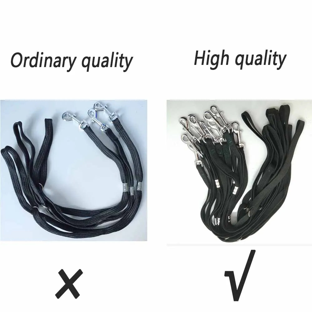 2Pcs Nylon Dog Leash Adjustable Pets Noose Loop Lock Clip Rope Durable Grooming Table Sling Cats Restraint Ropes for Bath Desks Oasis Select