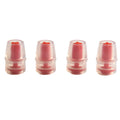 4pcs Silicone Bite Outdoor Cycling Running Water Bag Soft Water Bottle Silicone Replacement Bite Mouthpiece Suction Accessories Oasis Select red
