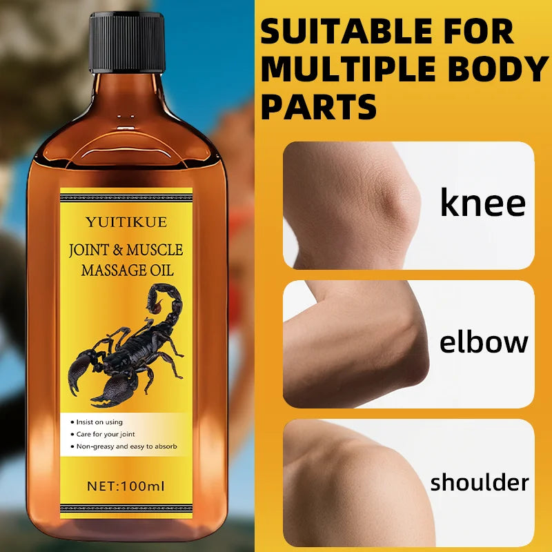 YUITIKUE Joint & Body Massage Oil 100ml – Firming & Moisturizing