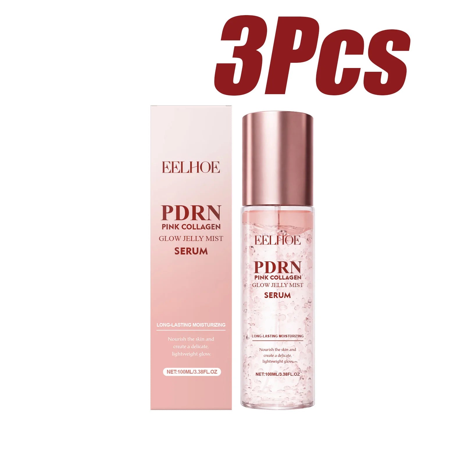 Jelly Mist Serum Collagen Brightening Essence Spray Facial Moisturizing Soothing Delicate Skin Improve Drying Skin Care Oasis Select 3 x 100ml Boxed