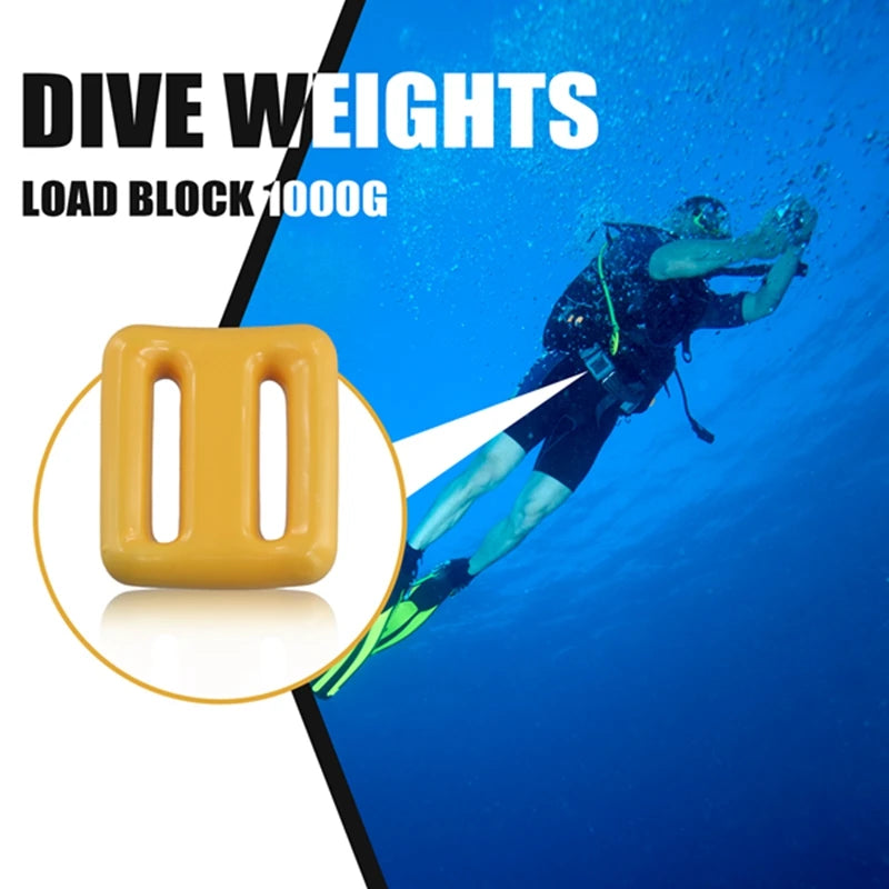 WISH Dive Weights For Scuba Diving Weight Belt Coated Lead Diving Weights Coated Dive Weights, Dive Belt Weights 1000G Oasis Select