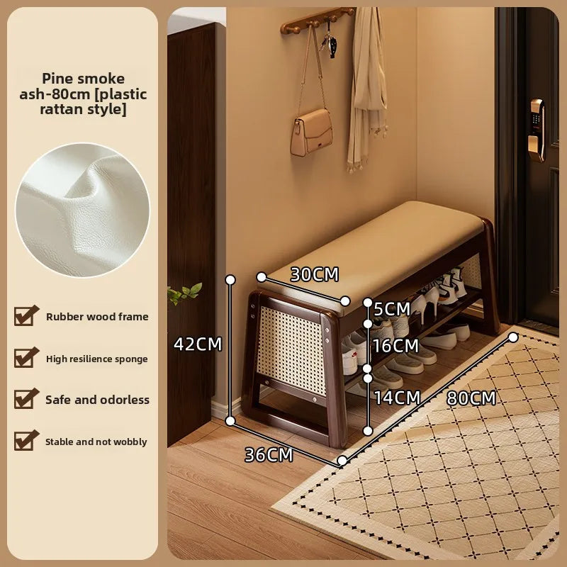 shoe change stool shoes can be worn at home, the shoe cabinet can be integrated and stored, and the entrance is narrow. Oasis Select 80 long soot