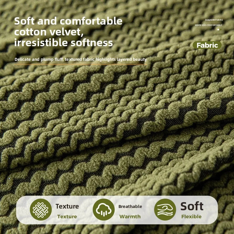 The New Sofa Cover Is Fully Covered with Anti-cat Scratch Protective Cover Elastic Anti-slip and Dust-proof Sofa Cover Fabric Oasis Select