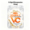 Vitamin C Facial Serum, Moisturizing and Brightening, Firming the Skin, Contains Vitamin E, Retinol, Hyaluronic Acid Facial Skin Care Serum, 18 Capsules/30 Capsules/40 Capsules/50 Capsules/60 Capsules/80 Capsules/100 Capsules Oasis Select 1 Bag 30 Capsules