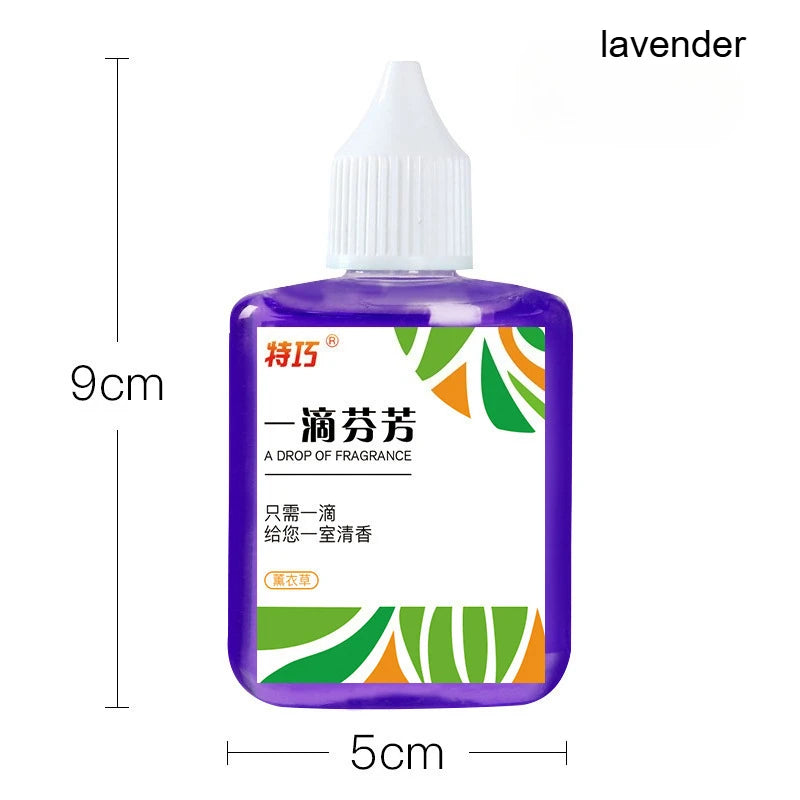 Bathroom Deodorant A Drop of Fragrance The Smell Cucumber Jasmine Green Grape Lasting Air Freshener Room Toilet Deodorant Aroma Oasis Select lavender