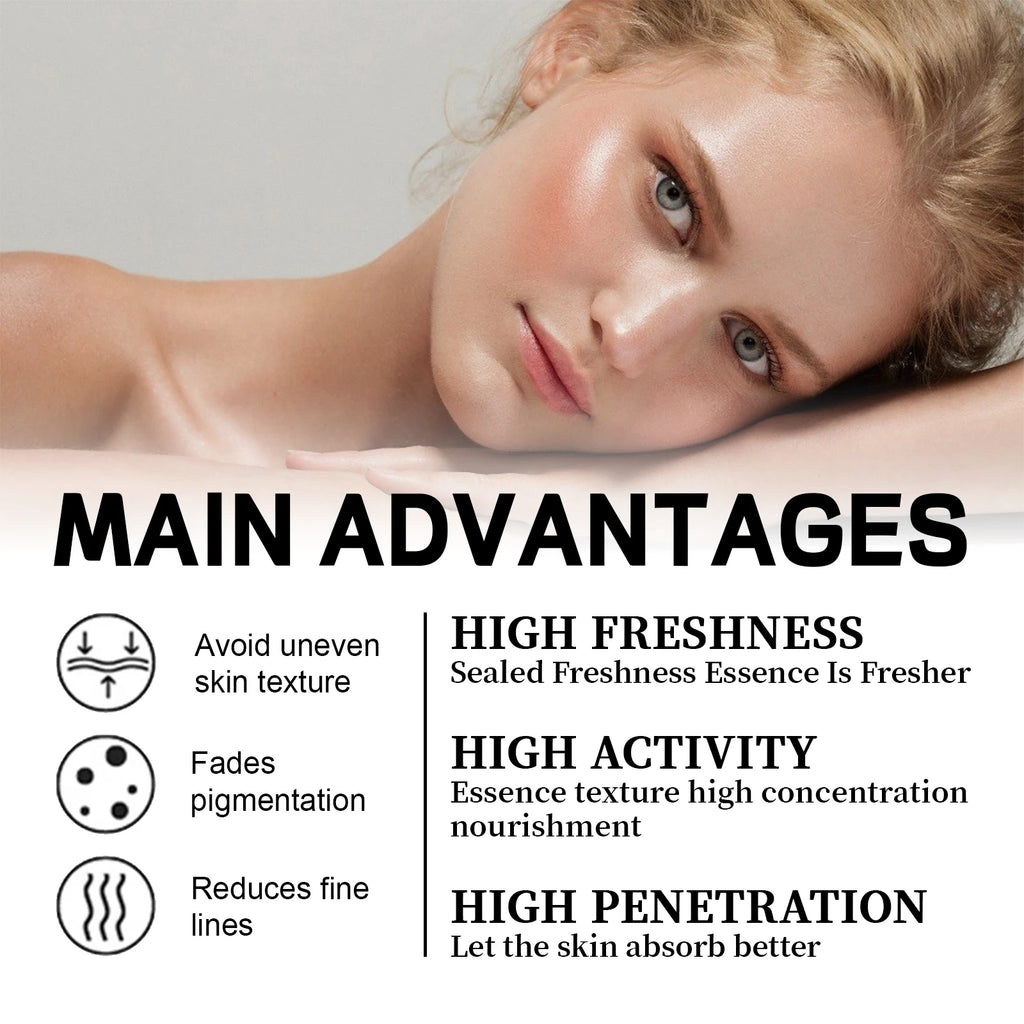 Anti Wrinkle Face Serum Shrinking Pores Nourishing Brightening Fade Fine Lines Firming Lifting Smoothing Facial Skin Care 30ml Oasis Select