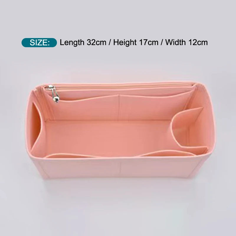 Felt Purse Organizer Insert – Bag Shaper & Storage Liner
