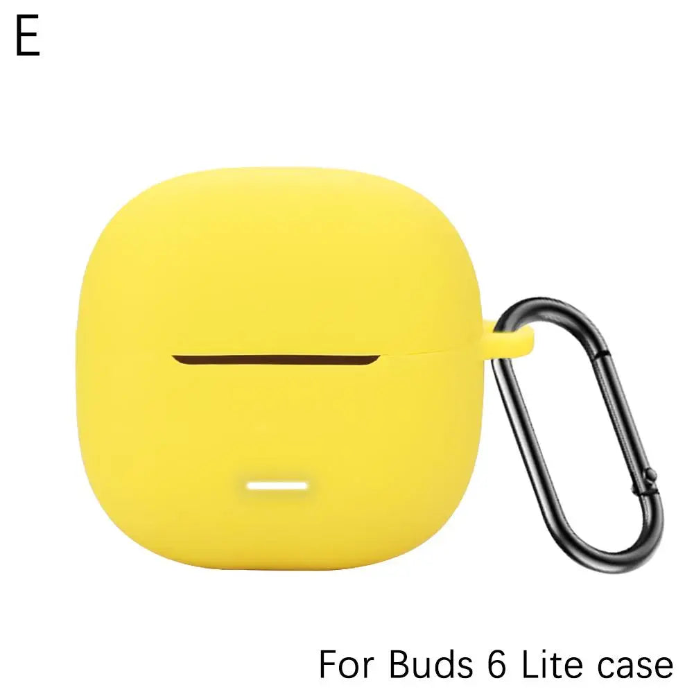 Redmi Buds 6 Lite Silicone Case Cover with Keyring