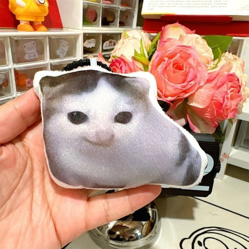 Cat Key Chain Cute Kitten Keychain with Sound Adorable Backpack Keyring Pendant Cat Keychain Pendant doll keychain for Kids Oasis Select
