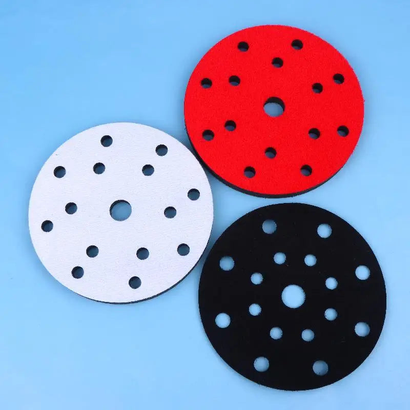 6-Inch 15-Hole Sponge Sanding Buffer Pad for Orbital Sanders