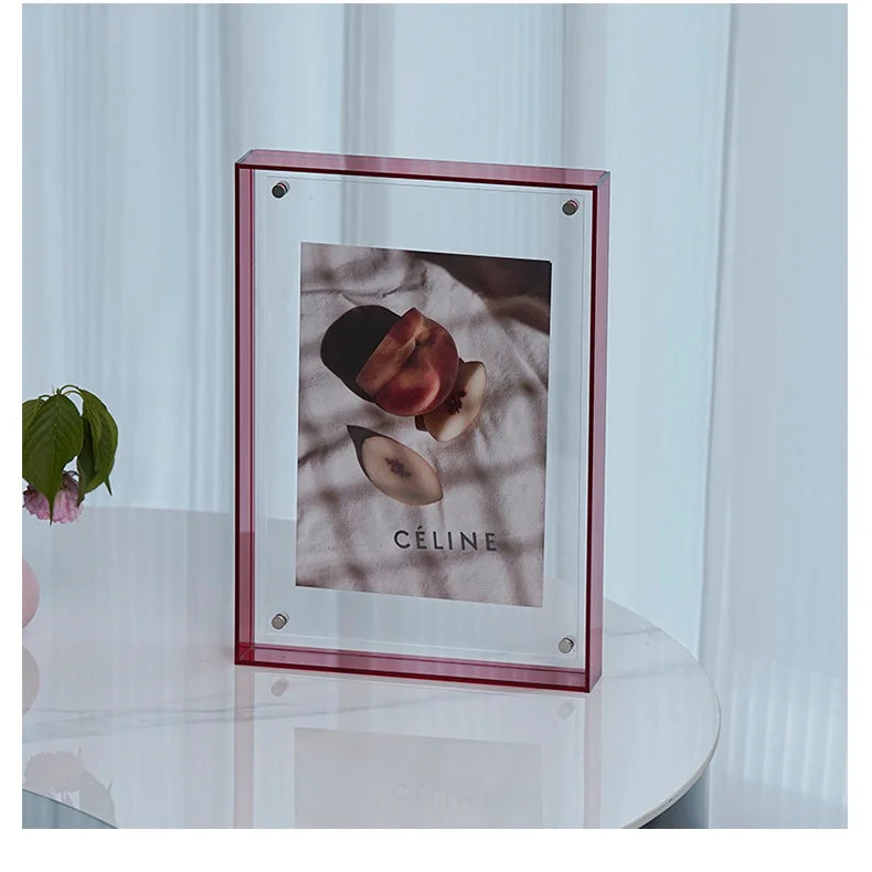 Acrylic Photo Frame – Table & Wall Display | Modern Decor