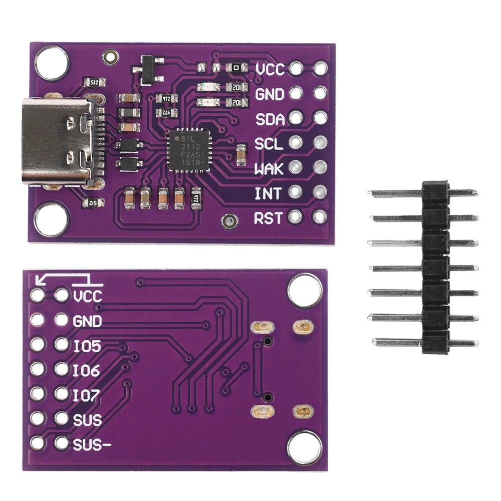 CP2112 Module Usb To Smbus/I2C USB To I2C Communication Module CCS811 Debugging Board Type-C Oasis Select