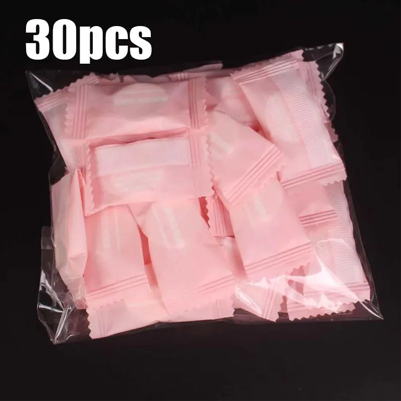 10/60pcs Portable Compressed Face Towels Disposable Cotton Coin Tissue Suitable For Travel Beauty Salon Makeup Remover Cleaning Oasis Select 30pcs
