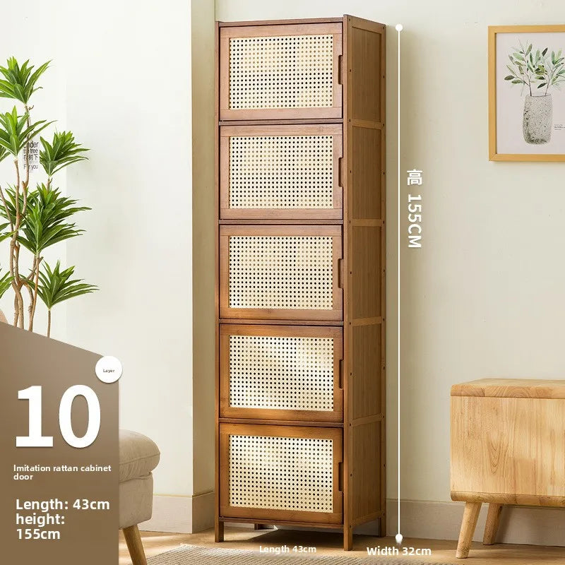 Shoe rack at home door, simple storage artifact, space-saving multi-storey dormitory rental house, dust-proof at home Oasis Select Ten floors 43 long 1