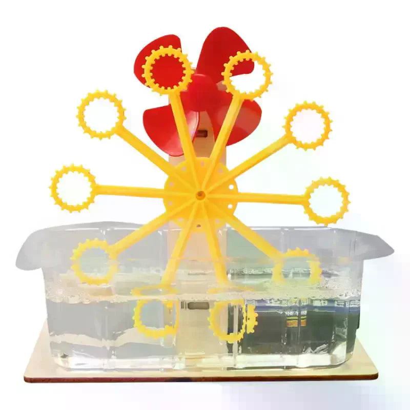 1 Set Children's DIY Handcrafted Assembly Models Puzzle Toy Educational Bubble Machine Toys Kids Gifts Oasis Select