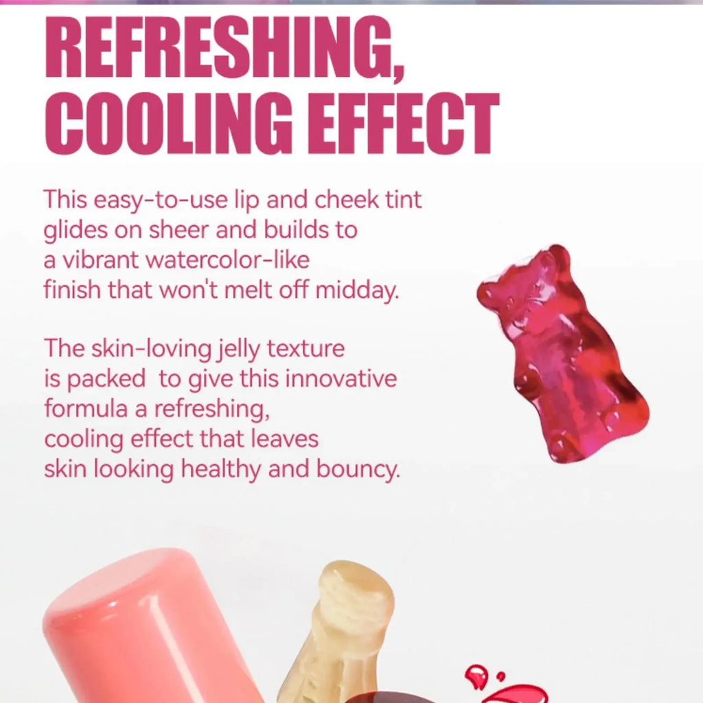 MLSMILE 2-in-1 Jelly Blush Stick Set – Lip & Cheek Tint 2PCS