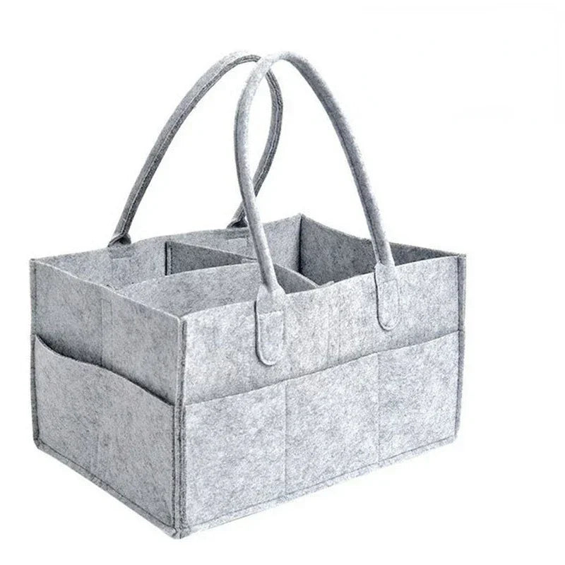 Children's Felt Diaper Storage Bag Baby Miscellaneous Toys Diapers Large Capacity Felt Diaper Bag Oasis Select