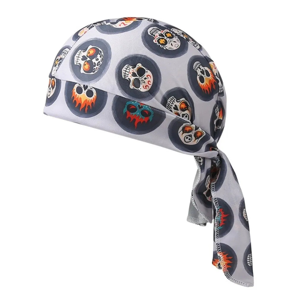 Fashion Accessory Breathable Hijab Caps Quick Dry Elastic Pirate Hat UV Protection Comfortable Bandana Headscarf Sports Oasis Select Style 2