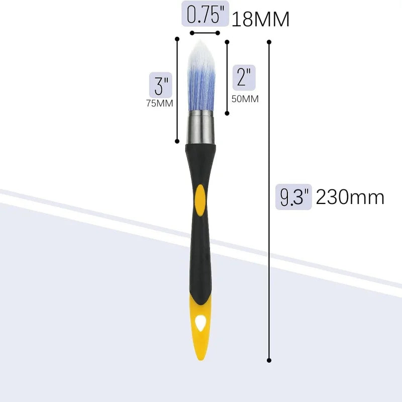 Professional Trimming Brush Corner Paint Detail Brush Edge Sharpener for Paint Edges Corners Edge Handheld Painting Tool Oasis Select 1pcs