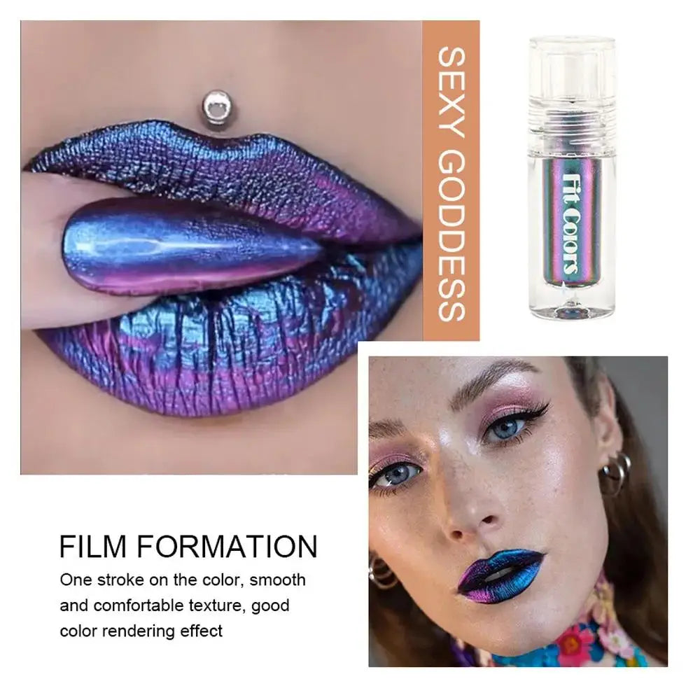 Fit Colors 3pc Chameleon Liquid Glitter Eyeshadow & Lip Set
