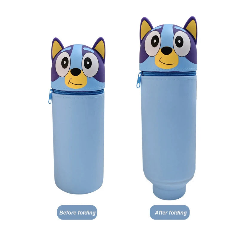 Animal standing pencil case, pen holder suitable for students, school, office, back-to-school gifts Oasis Select dog