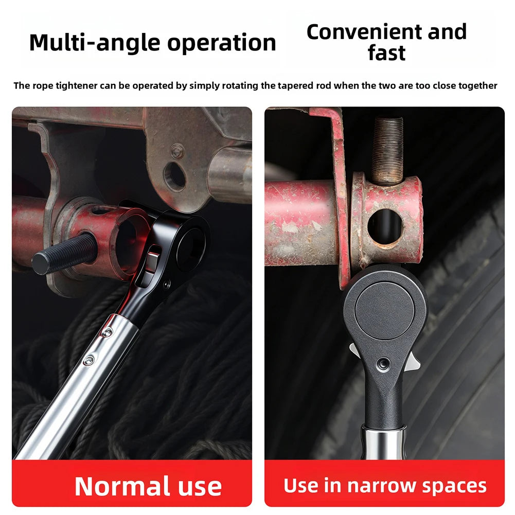Load-Binder Ratchet Wrench | Truck Cargo Tensioner Tool