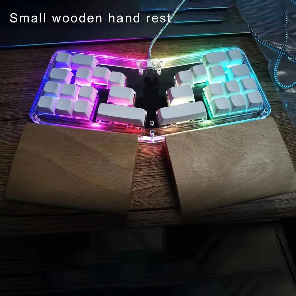 Walnut Wood Keyboard Wrist Rest | Ergonomic Typing Support
