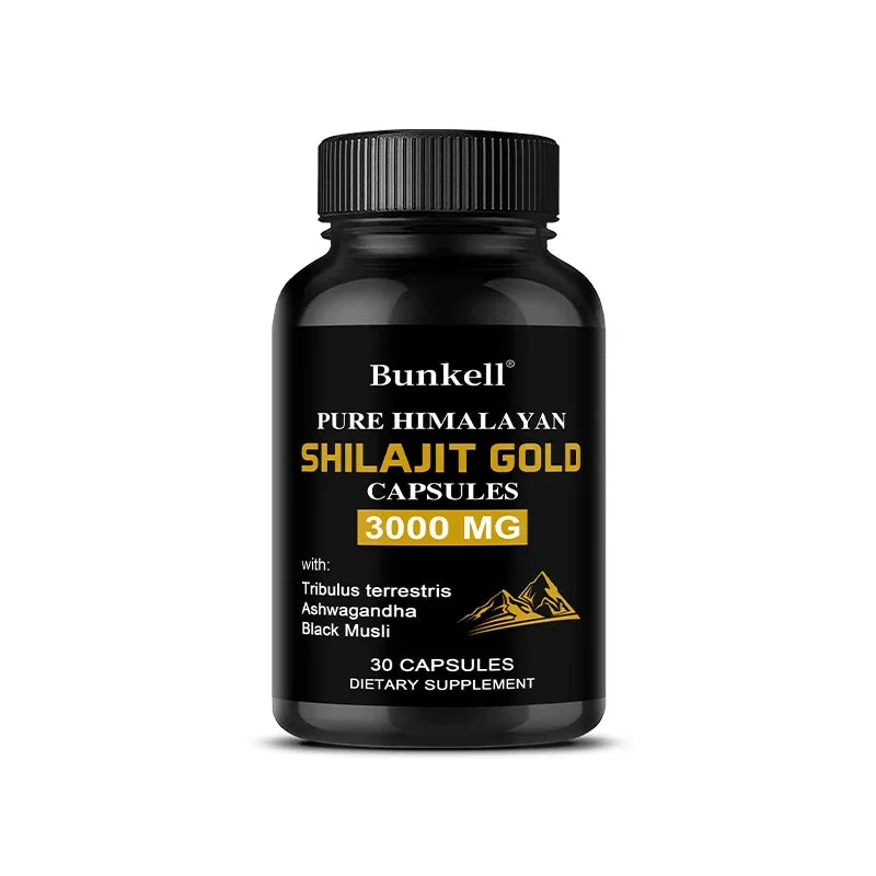 Shilajit Extract Capsules – Energy, Immunity & Mental Clarity Herbal Supplement Oasis Select 30 count-1 bottle