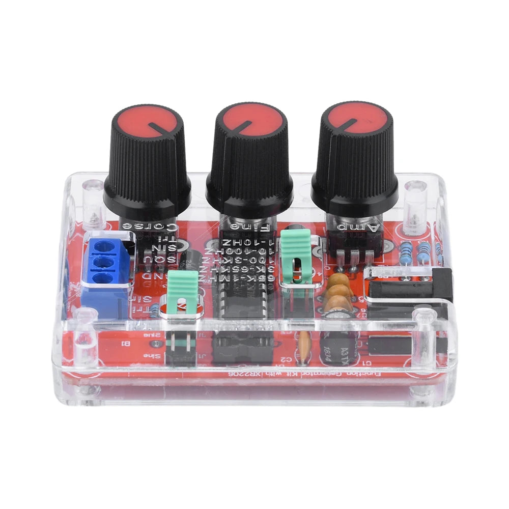 XR2206 High Precision Signal Generator DIY Kit Sine Triangle Square Waves 1Hz 1MHz Frequency Range Adjustable Frequency Oasis Select Finished Product