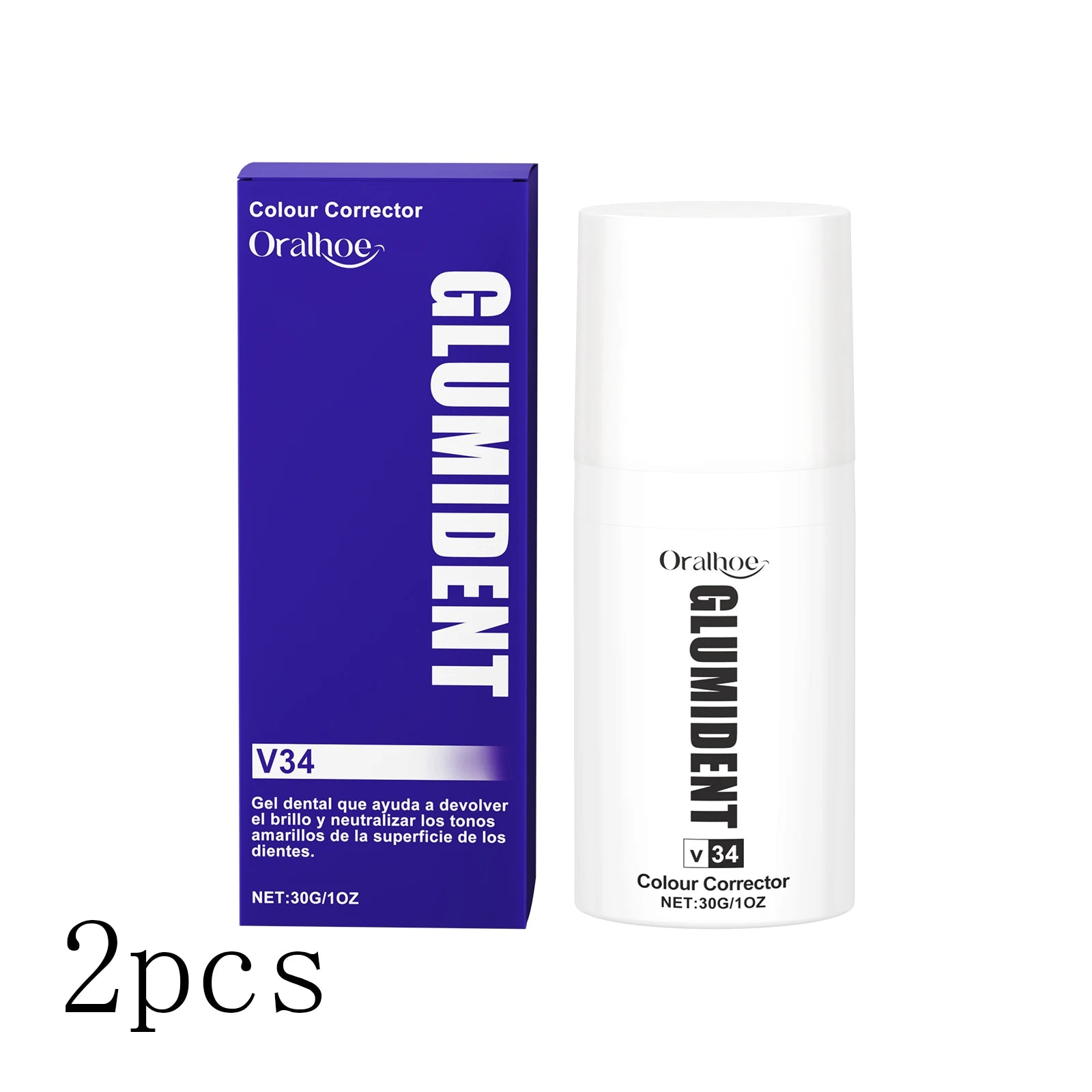 Purple Cleansing Whitening Toothpaste Remove Stains Teeth Cleansing Refreshing Oral Clean Care Improve Smell Fresh Breath 30g Oasis Select 60g boxed