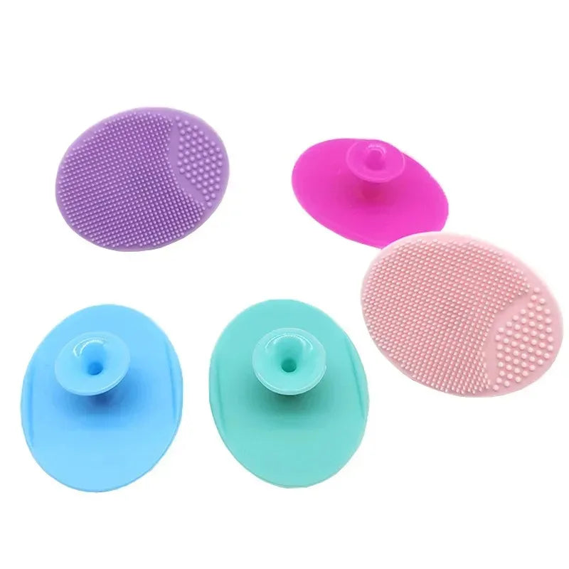 1/3pc Silicone Face Cleansing Brush Facial Deep Pore Skin Care Scrub Cleanser Tool New Mini Beauty Soft Deep Cleaning Exfoliator Oasis Select