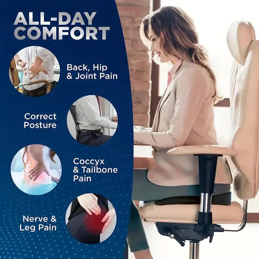 Cool Cushion,Cool Fabric Effectively Lower the Temperature,Relieve the Pressure on the Buttock Seat Cushion of Chair,Wheelchair Oasis Select