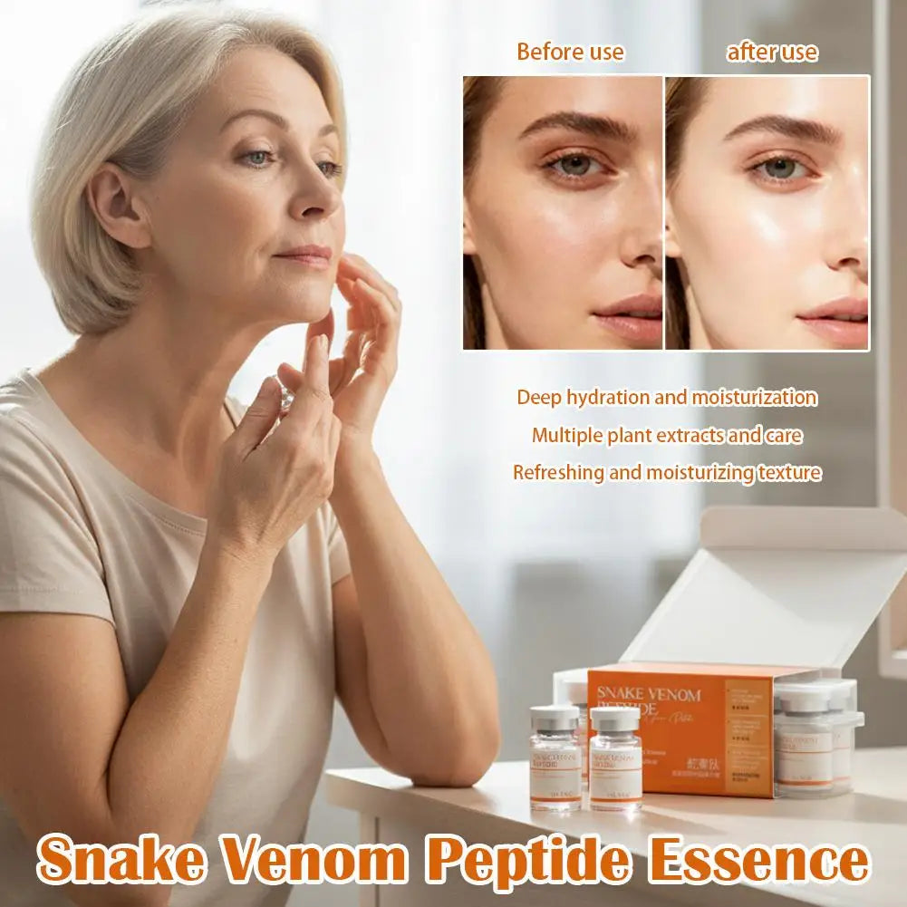 Peptide Firming Hydrating Facial Essence – 10 Ampoules Facial Essence Serum Oasis Select