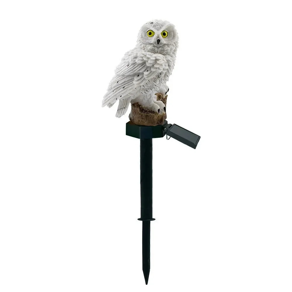 Solar Owl Garden Stake Light | IP65 Waterproof LED Lawn Decor