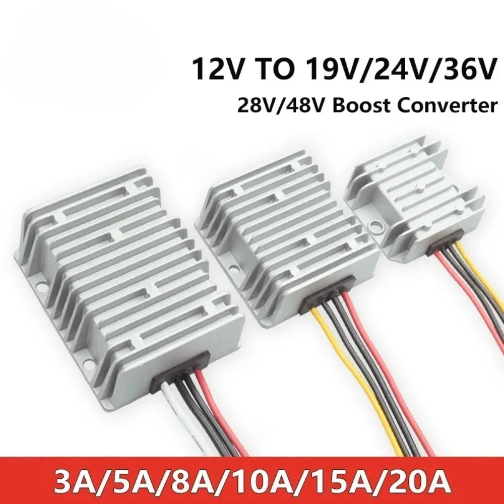 12V to 28V 24V 48V 19V 36V Boost Converter Voltage Regulator Reliable DC-DC Step-up Power Module 3A 8A 10A 5A 15A 20A for Car Oasis Select