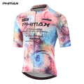 PHMAX Men's Bicycle Jerseys Short Sleeve Breathable Road Maillot Bicicleta Summer Quick Dry Pro Cycling Apparel With 3 Pockets Oasis Select 43901 XXL