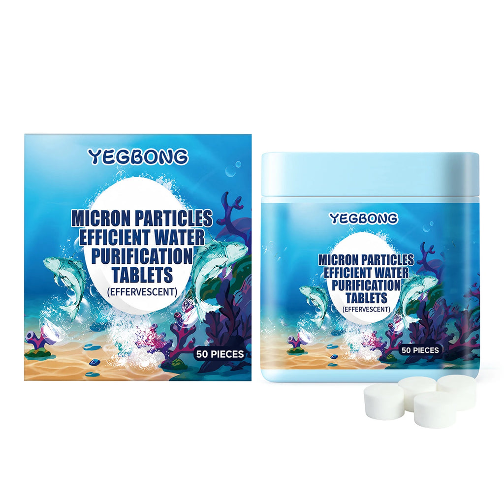 Aquarium Water Clarifier Tablets – Clears Cloudy Fish Tank Fast