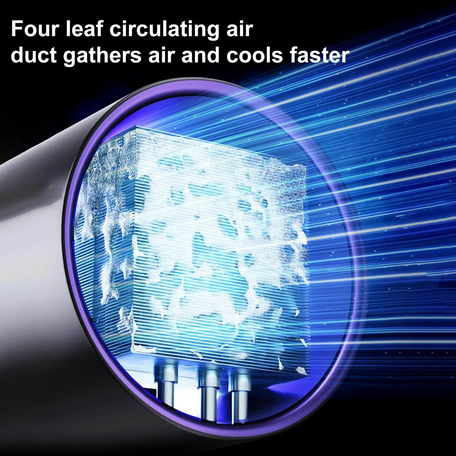 URGGU Rechargeable Clip-On Fan with LED Light | 3 Speeds