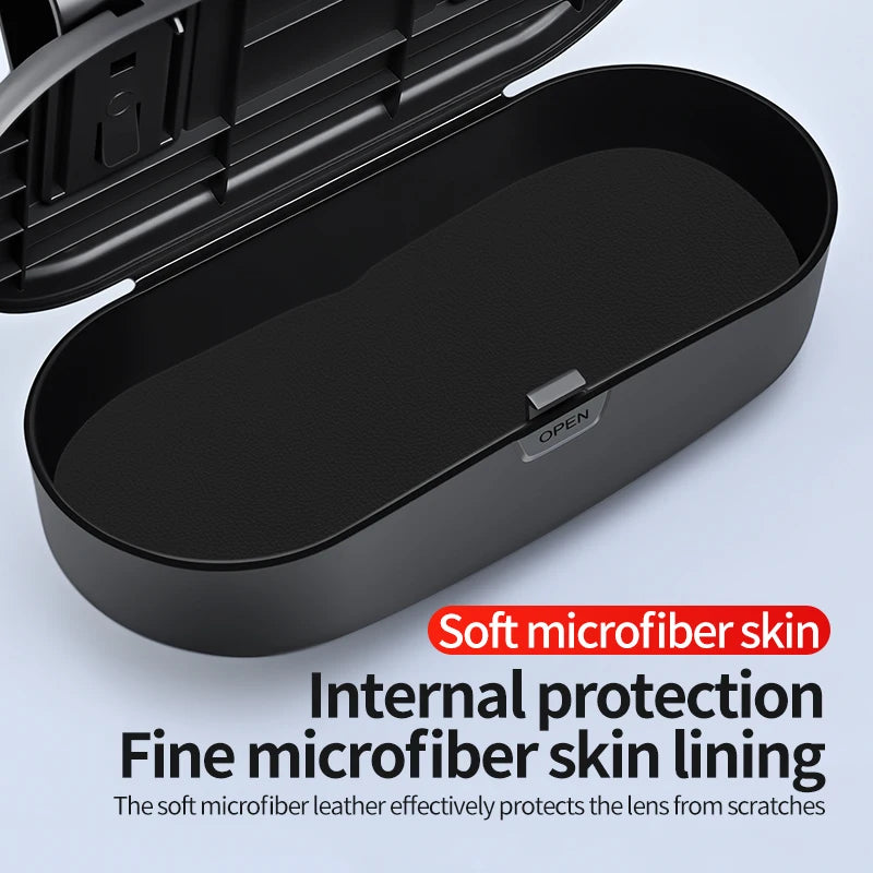 Car Sun Visor Glasses Holder – Clip-On Eyeglasses Case
