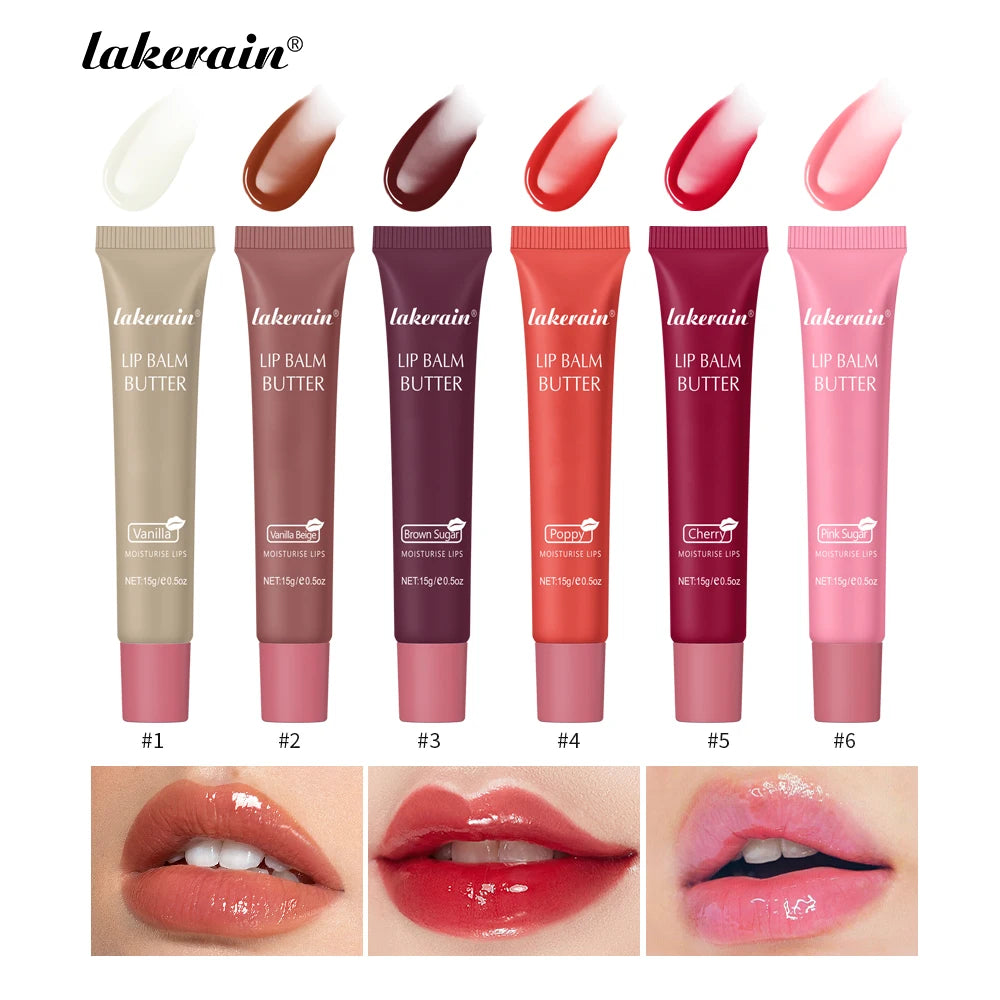 Lakerain Hose Butter Lip Balm Moisturizing Long Lasting Nourishment Daily Care Vanilla Flavour Lip Balm Smoothing Lip Makeup Oasis Select
