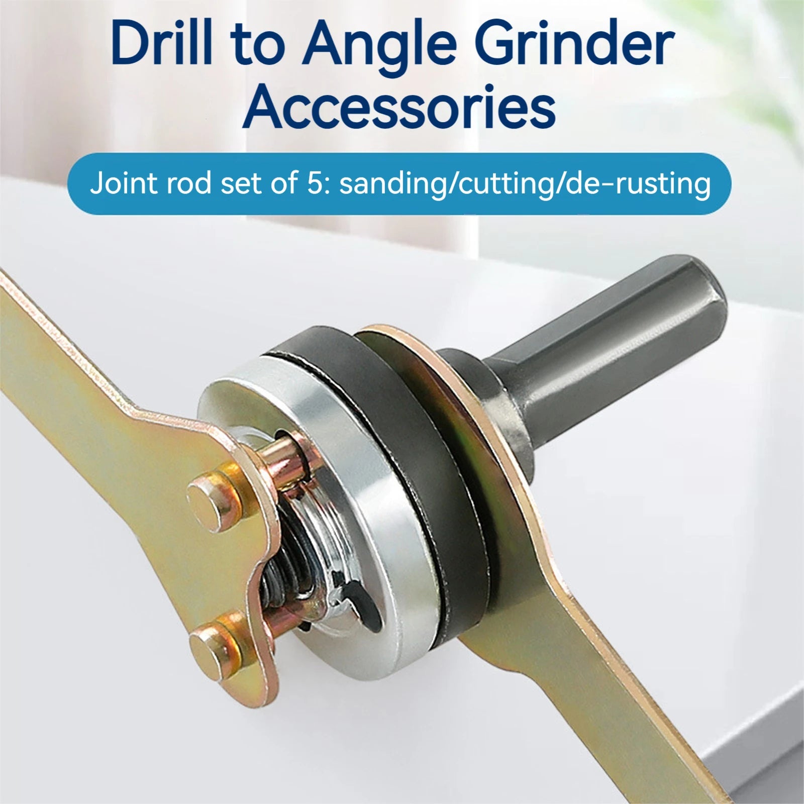 10mm Drill Conversion Shaft Electric Drill to Angle Grinder Adapter for Cutting Discs Polishing Wheels Metal Wood Working Tool Oasis Select