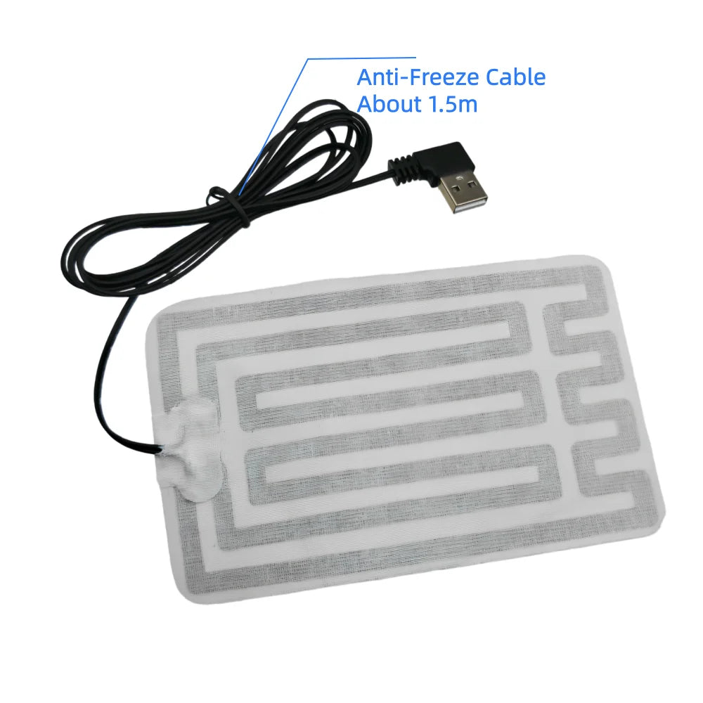 USB Carbon Fiber Heating Pad – 5V Portable Winter Warmer