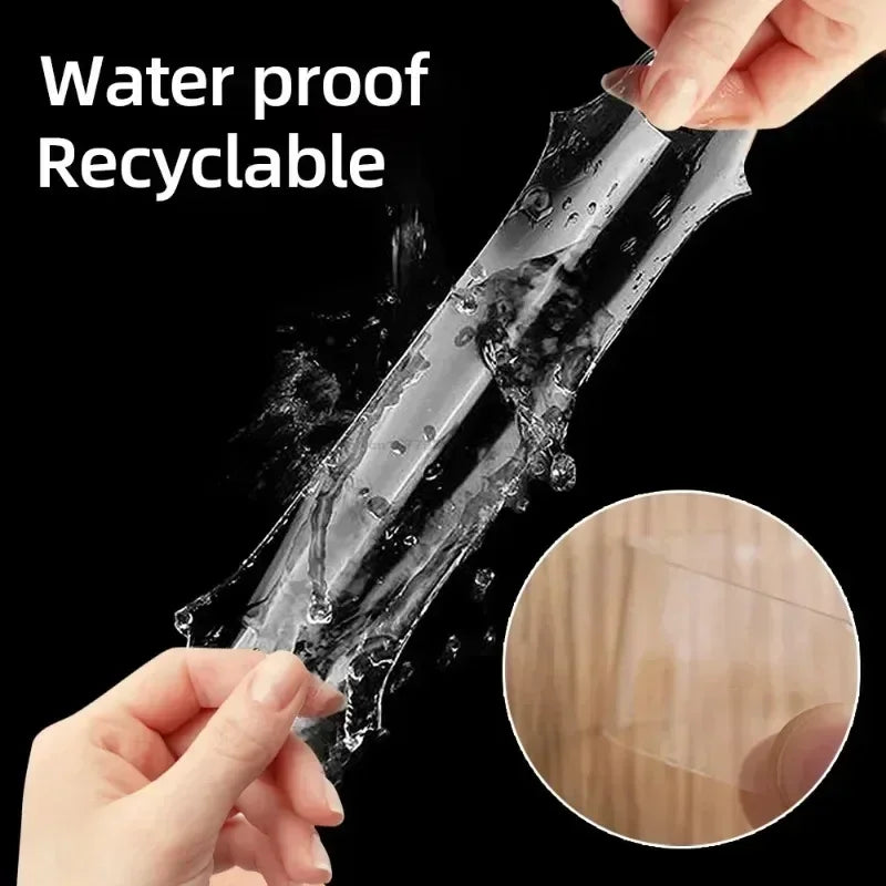 Ultra-strong Glue Double Sided Adhesive Tape Transparent Square Wall Stickers Patch for Bathroom Seamless Waterproof Nano Tapes Oasis Select