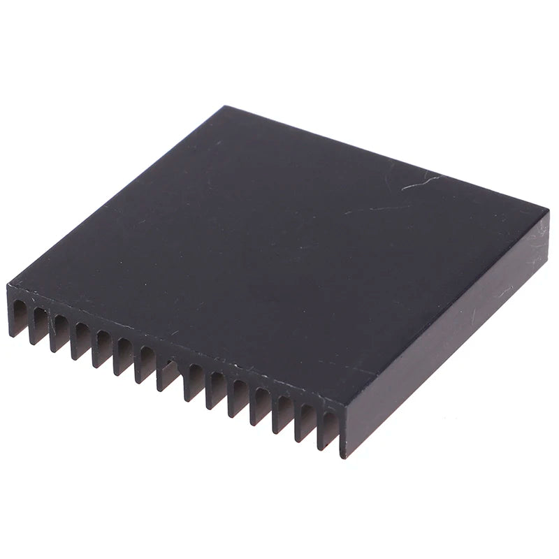 New Sale 1pcs 60*60*10mm Black Aluminum Radiator Motherboard Chip Heatsink Oasis Select