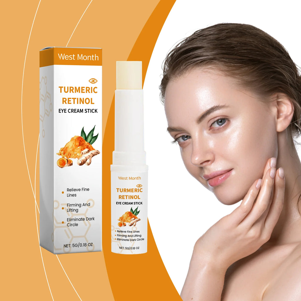 Turmeric Retinol Eye Cream Stick – Dark Circles & Fine Lines Eye Cream Stick Oasis Select
