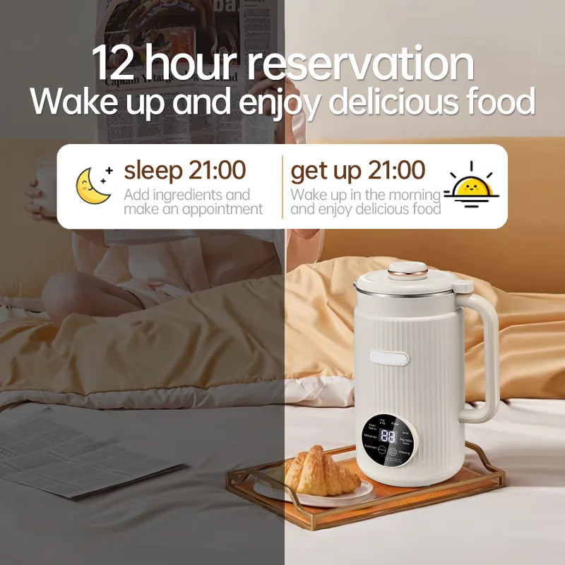 Blender with Heating Function Soybean Milk Maker - Wall Breaking Technology for Easy Nutritious Beverage Preparation at Home Oasis Select