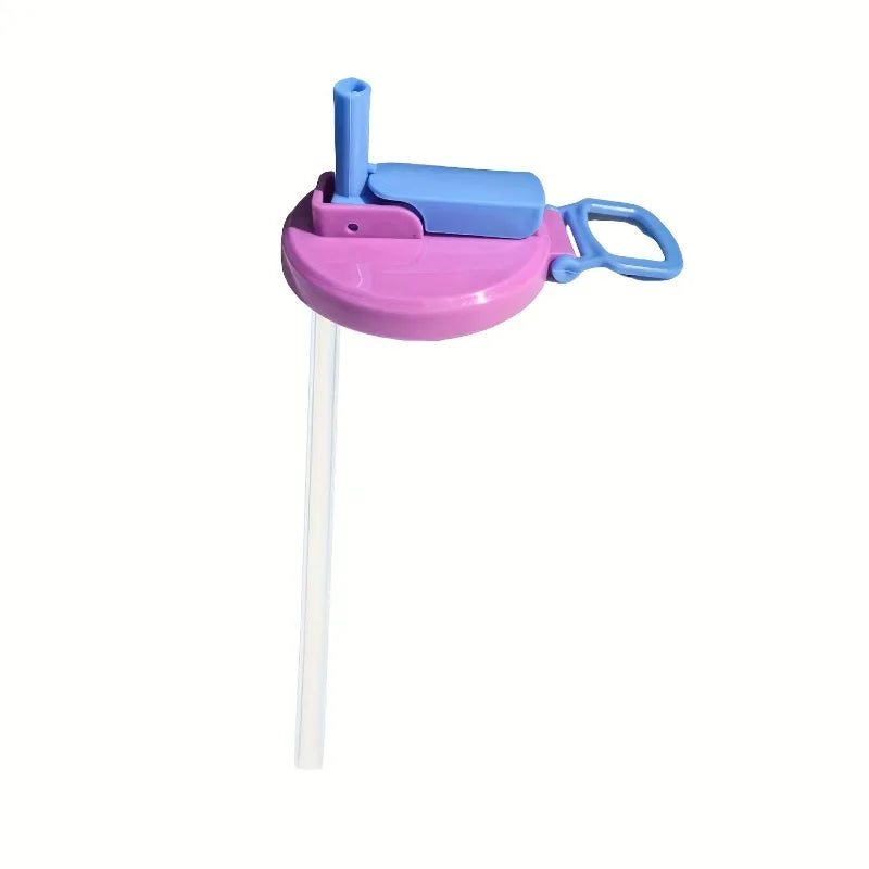 Reusable Lid for Soft Drink Cans That Comes in Four Colors Designed for Beverages, Juices, And Soft Drinks Complete with a Straw Oasis Select purple